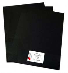 Pearl card 300gs  Coal Double sided